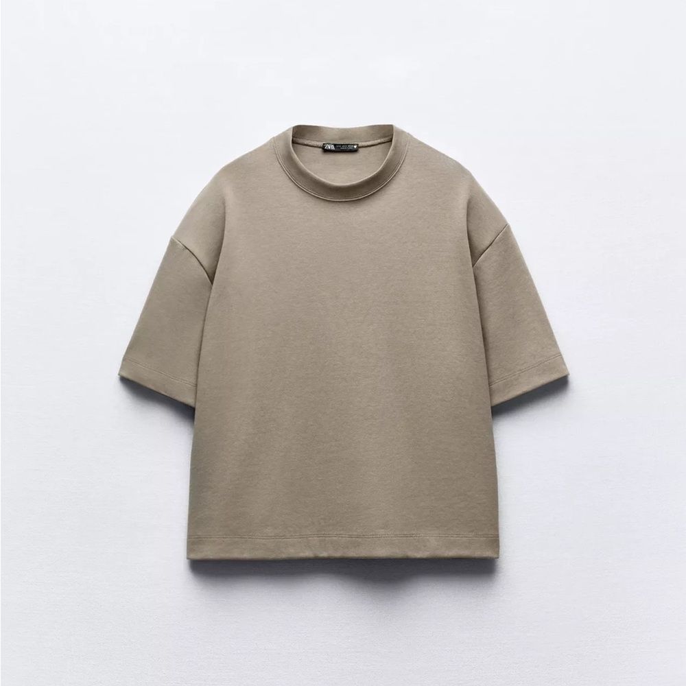 Zara Interlock Short Sleeve T-Shirt